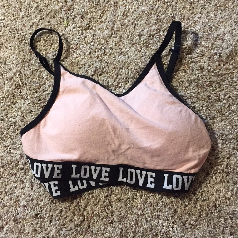 No Boundaries Small Pink Sports Bra Women’s 32A